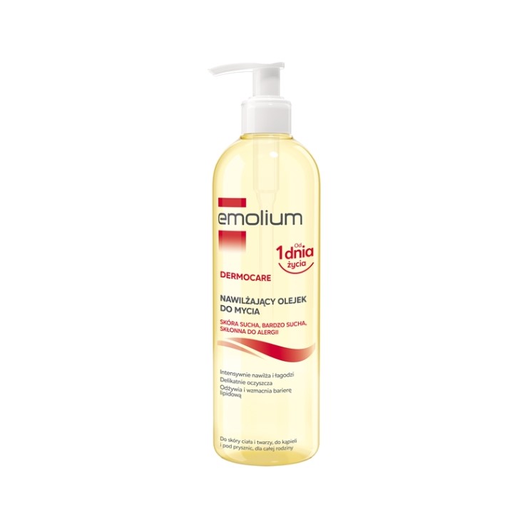Emolium Dermocare Moisturizing Cleansing Oil 400 ml