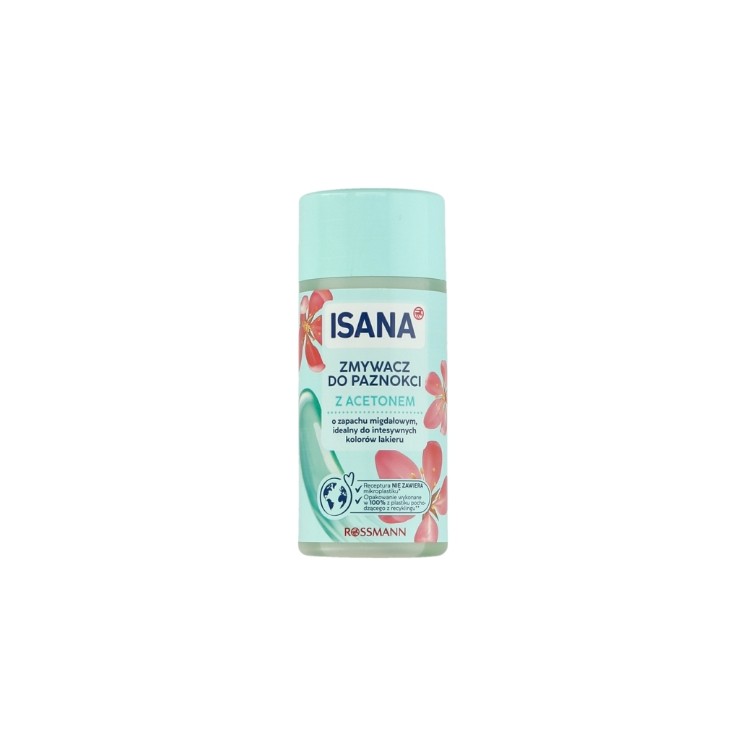 Isana Zmywacz do paznokci o zapachu migdałowym 125 ml