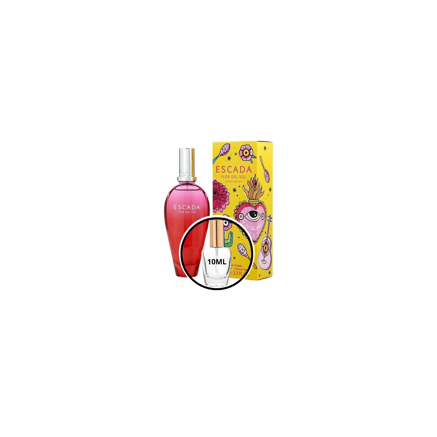 Escada Limited Edition Odlewka Wody toaletowej dla kobiet Flor Del Sol 10 ml Escada Limited Edition Odlewka Wody toaletowej dla kobiet Flor Del Sol 10 ml