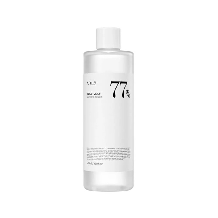 Anua Heartleaf 77% Soothing Toner Tonik do twarzy 500 ml Anua Heartleaf 77% Soothing Toner Tonik do twarzy 500 ml