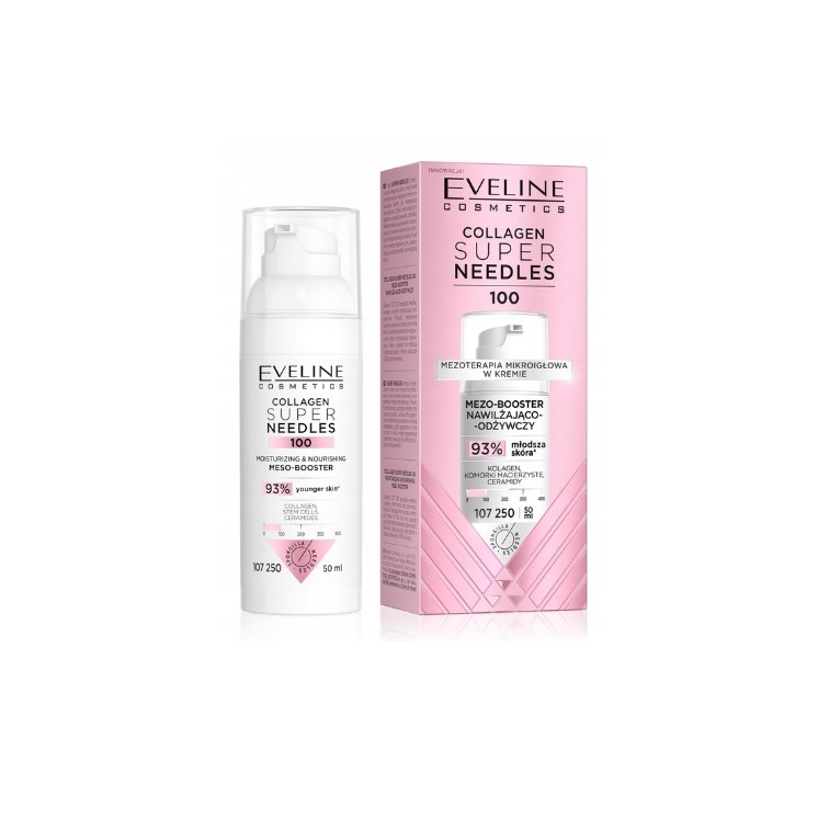 Eveline Collagen Super Needles 100 Mezo- booster moisturizing and nourishing 50 ml