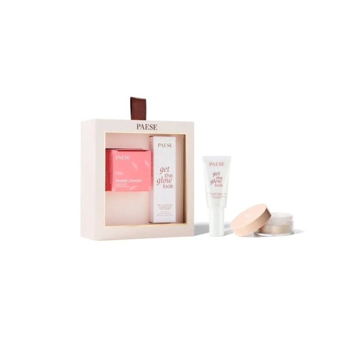 Paese All About The Base1 Gift Set: Get The Glow Illuminating Face Cream + Loose Barley Powder
