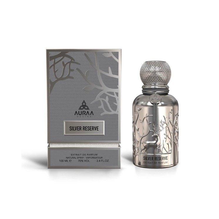 Auraa Desire Silver Reserve Unisex Eau de Parfum for Men and Women 100 ml