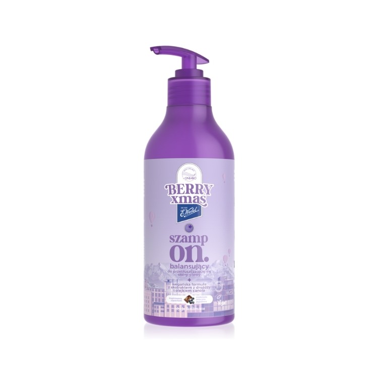 OnlyBio x Wedel Hair in Balance balansujący Szampon do włosów Czekolada Mleczna Jagodowa 400 ml