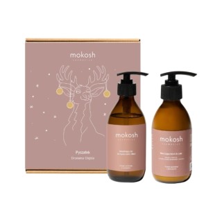 Mokosh Pyszałek Gift Set Woody Depth: Body Lotion 200 ml + Body and Hand Wash Gel 200 ml