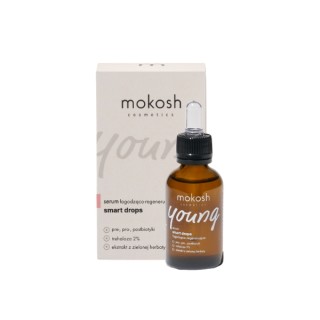 Mokosh Young Smart Drops łagodząco-regenerujące Serum do twarzy 30 ml