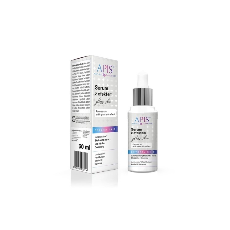 Apis Crystal Skin Serum do twarzy z efektem Glass Skin 30 ml