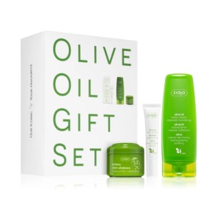 Ziaja Olive Gift Set: Hand Cream 80ml + Face Cream 50ml + Eye Cream 15ml