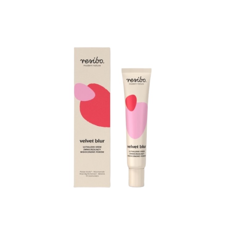 Resibo Velvet Blur Cream for reducing the visibility of pores 40 ml