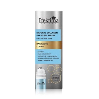 Efektima Naturall Collagen Serum do skóry wokół oczu Nawilżenie + Cienie 15 ml