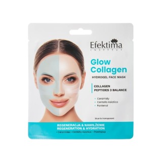 Efektima Glow Collagen Sheet Mask with Collagen and Peptides Regeneration 1 piece