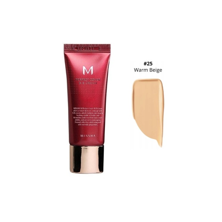 Missha M Perfect Cover Krem BB /25/ Warm Beige SPF42 20 ml