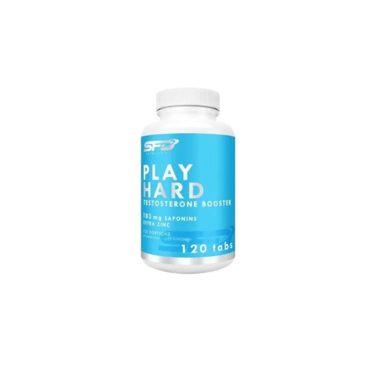 SFD Play Hard Testosterone Booster 120 Capsules