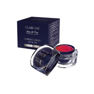Claresa Care All Day Perfect Jelly Lip Mask intensywnie regenerująca żelowa Maska do ust Vanilla Cherry 8 g