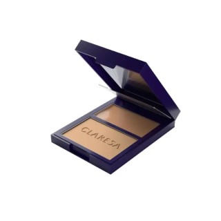 Claresa Duo Palette Creamy & Pressed kremowo-pudrowa Paleta do konturowania Bronzer /01/ 8,5 g