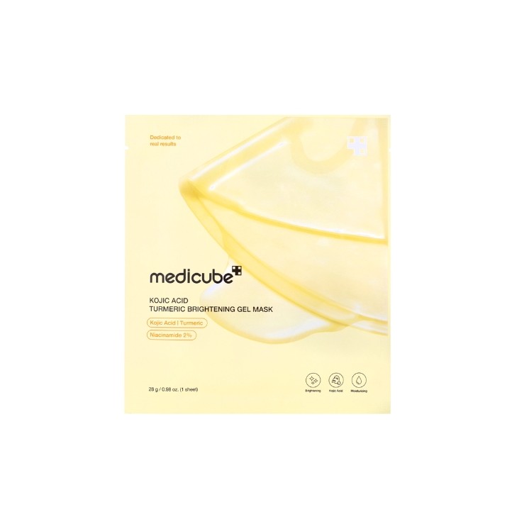 Medicube Kojic Acid Turmeric Brightening Gel Mask rozświetlająca Maska z Kwasem Kojowym 1 sztuka / 28 g