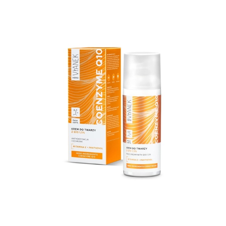Vianek Hero Coenzyme Q10 Krem do twarzy z koenzymem Q10 50 ml