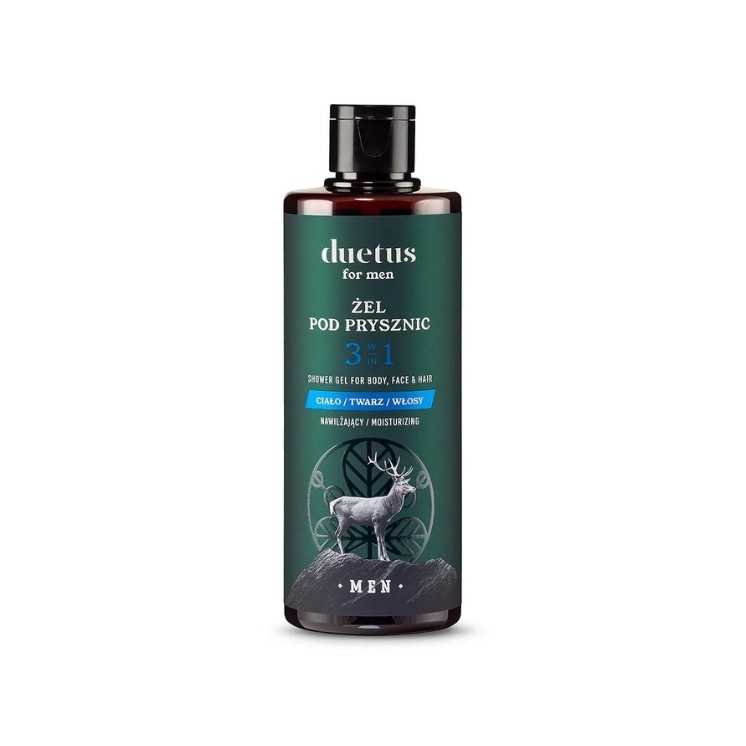 Duetus for Men 3in1 Shower Gel for Body, Face and Hair 300 ml