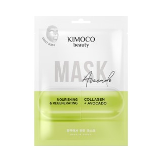 Kimoco Beauty Avocado odżywczo-regenerująca Maska w płachcie z Awokado 23 ml