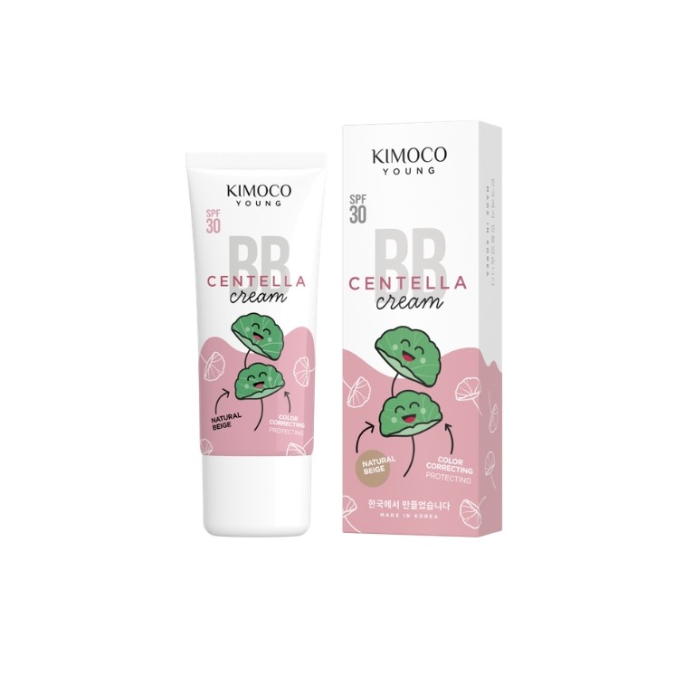 Kimoco Young Centella BB Face Cream SPF30 with Centella Extract Natural Beige 40 ml
