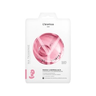 L'Biotica Lifting Y-Zone Firming Face Sheet Mask, soothing redness, 1 piece
