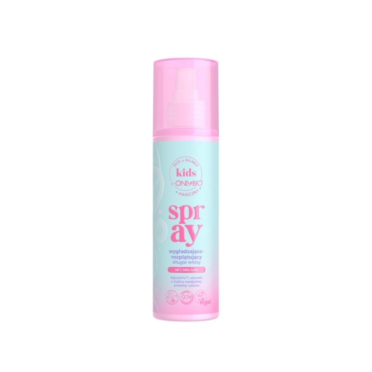 ONLYBIO Hair in Balance Kids Magical Smoothing and Detangling Spray for Long Hair 200 ml