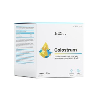 Aura Colostrum 1000mg Banana 30 sachets