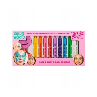 Chlapu Chlap Girl World Face Painting Crayons 10 pcs
