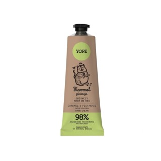 YOPE naturalny Krem do rąk Karmel i Pistacja 50 ml