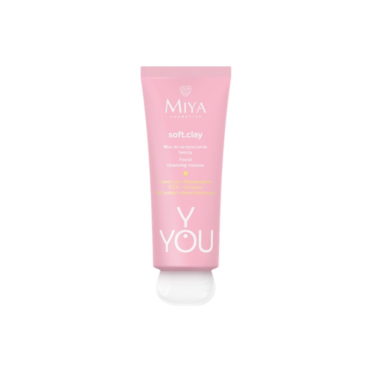 Miya Cosmetics Y.YOU soft.clay oczyszczający Mus do twarzy 100 ml