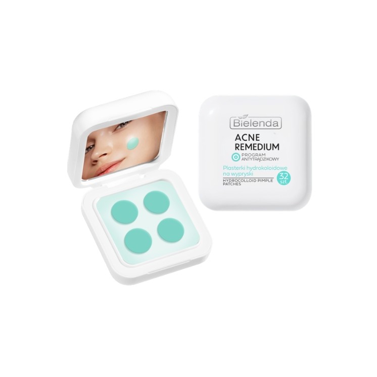 Bielenda Acne Remedium hydrokoloidowe Plastry na wypryski 32 sztuki