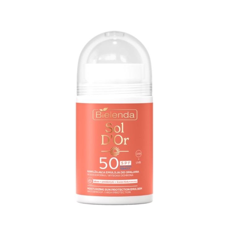 Bielenda Sol D'OR nawilżająca Emulsja roll-on do opalania SPF50 100 g