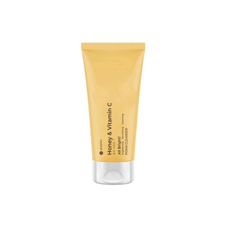 Jkosmec All Bright Cleansing Foam Honey & Vitamin C 180 ml