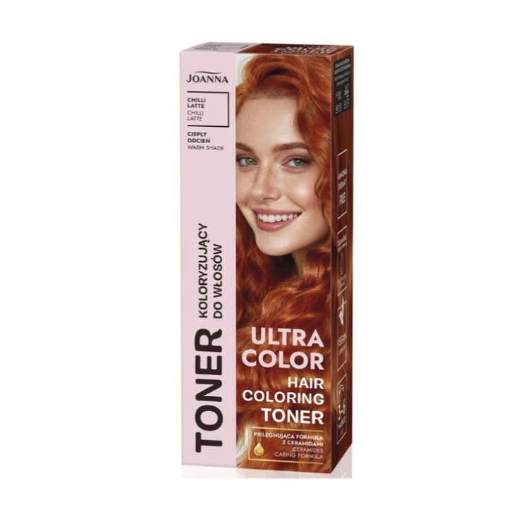 Joanna Ultra Color Toner do włosów Chilli latte 100 g