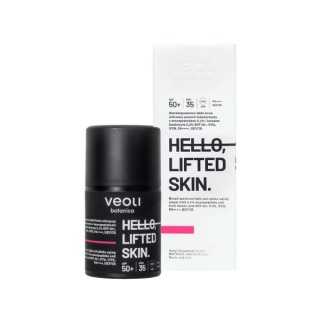 Veoli Botanica Hello, Lifted Skin lekki Krem ochronny przeciw fotostarzeniu SPF50+ z Neuropeptydami 0,2%  50 ml
