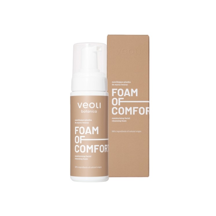 Veoli Botanica Foam of Comfort nawilżająca Pianka do mycia twarzy 150 ml