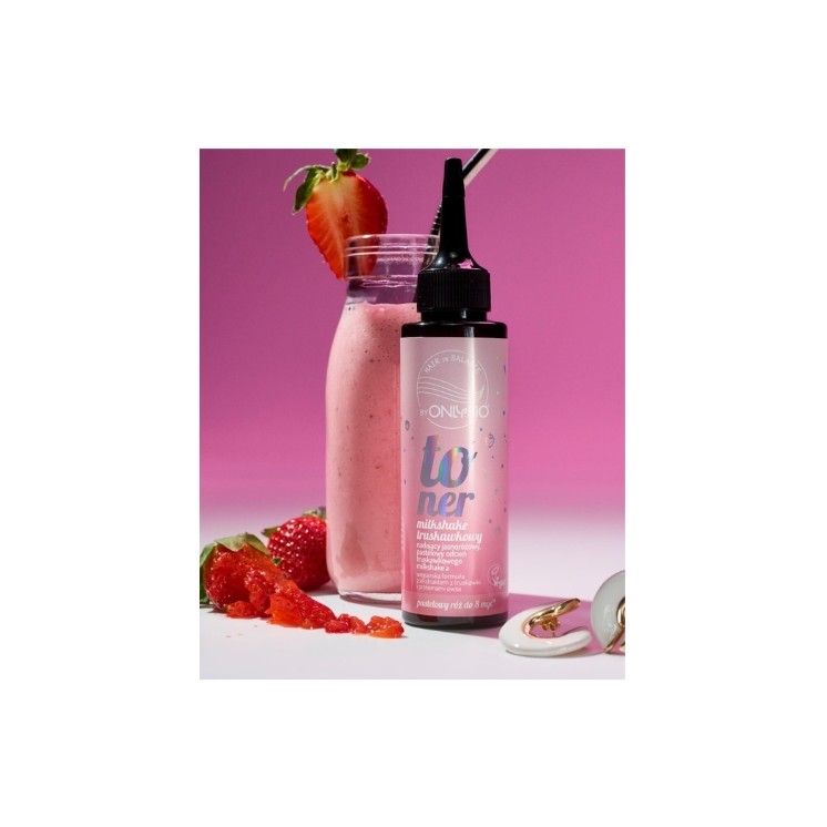 OnlyBio Hair in Balance Hair Toner Strawberry Milkshake 100 ml