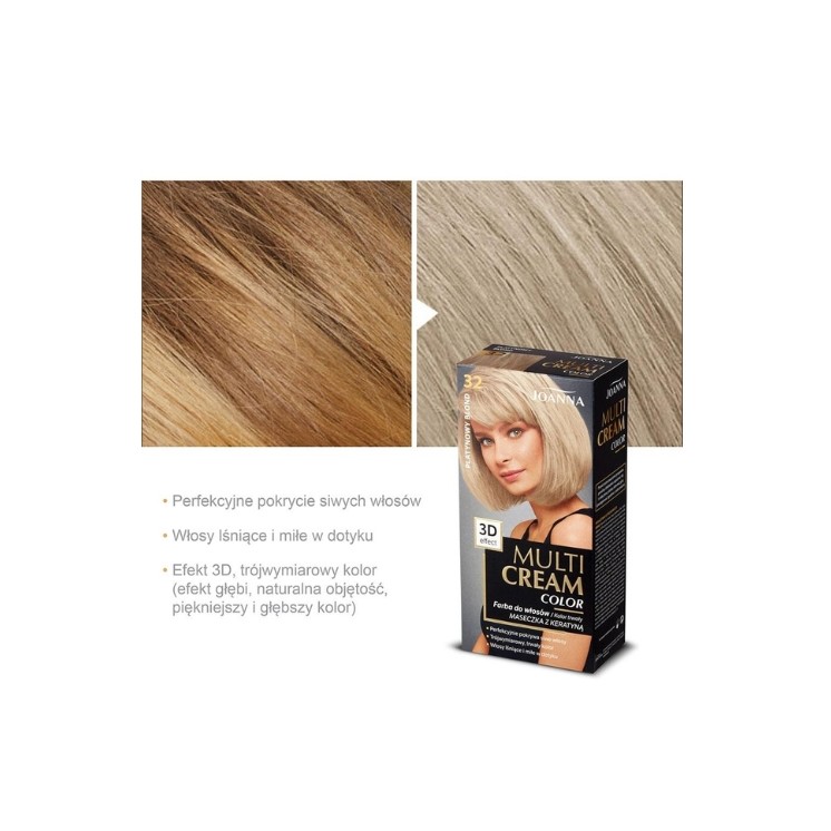 Joanna Multi Cream Color Hair dye /32/ Platinum blond
