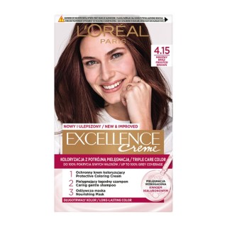 L'oreal Excellence Creme Farba do włosów /4.15/ Mroźny Brąz