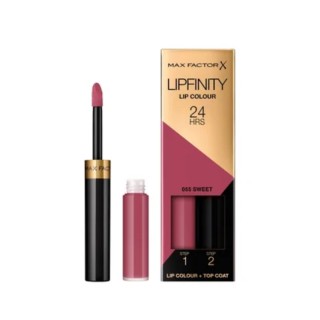 Max Factor Lipfinity Lip Colour Long-Lasting Lipstick with Permawear System /55/ Sweet 2.3 ml + 1.9 g