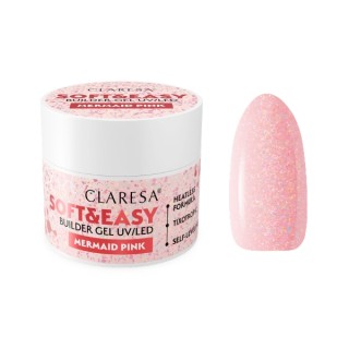 Claresa Soft & Easy Żel budujący do paznokci Mermaid Pink 45 g