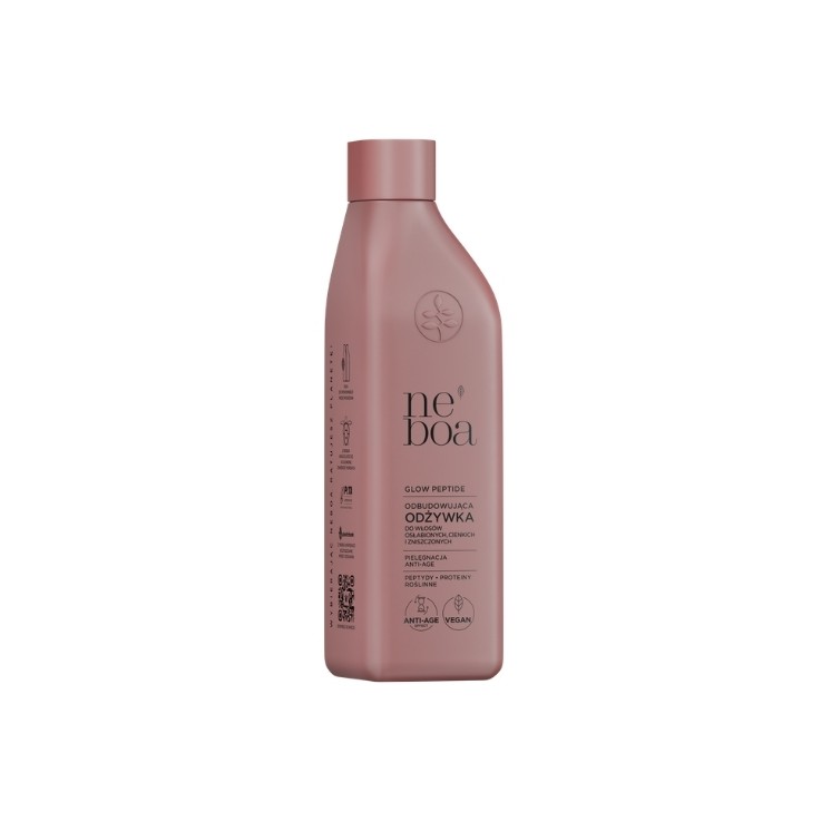 Neboa Glow Peptide Conditioner for weakened, thin and damaged hair, rebuilding, anti-age care 300 ml