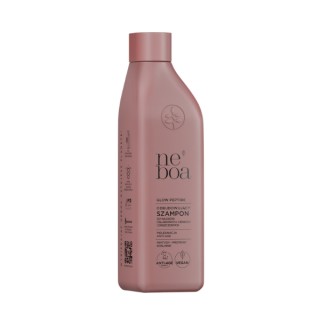 Neboa Glow Peptide Szampon do włosów osłabionych, cienkich i zniszczonych, odbudowujący, pielęgnacja anti-age 300 ml