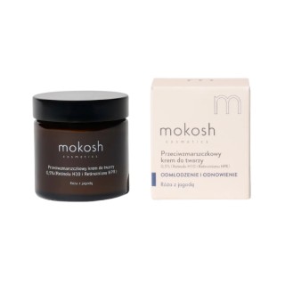 MokoshKrem do twarzy 0,5% Retinolu H10 i Retinoinianu HPR Róża 60 ml