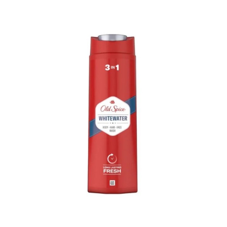 Old Spice Shower Gel and Shampoo 3 in 1 Whitewater 400 ml