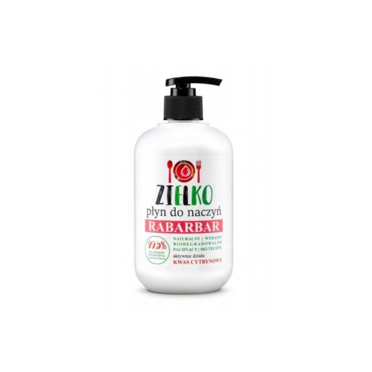 Natural Zielko Rhubarb Dishwashing Liquid 500 ml