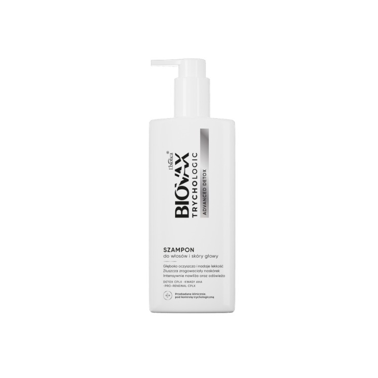 L'biotica BIOVAX Trychologic Advanced Detox Szampon do włosów i skóry głowy 200 ml