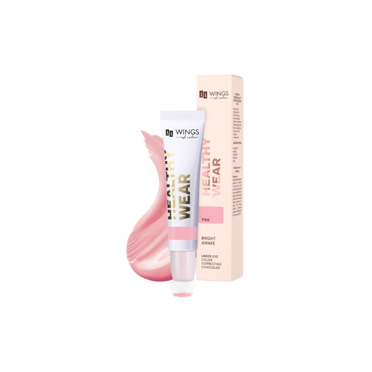 AA Wings of Color Healthy Wear Bright Awake Concealer for Dark Circles Pink 13 ml