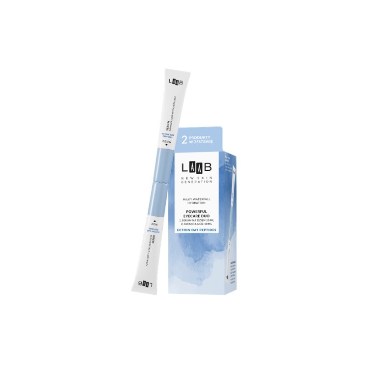 AA LAAB Milky Waterfall Hydration Powerfull Eyecare Duo Day Serum + Night Cream 2 x 10 ml