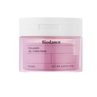 Biodance Collagen Gel Toner Pads kolagenowe Płatki ujędrniające do twarzy 60 sztuk